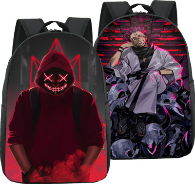 khatushyam collection DEVIL+DGTL 15-COMBOb 30 L Laptop Backpack(Multicolor)