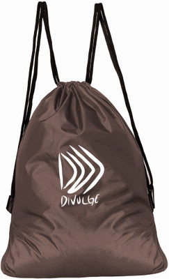 divulge Drawstring bags 18 L Backpack(Brown)