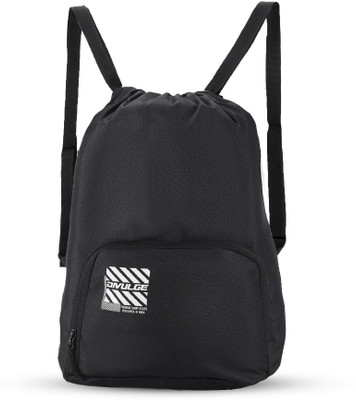 divulge Meteor Drawstring Bag Daypack, Drawstring bag, Sport Bag 19 Liters 18 L Backpack(Black)