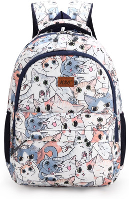 khatushyam collection Stylish backpack of girls with new printed 35 L Backpack(Grey)