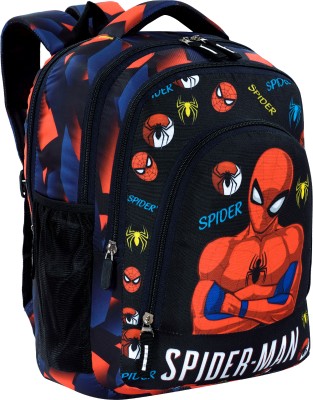 CROPOUT Stylish Kids Spiderman Printed School Bag For Boys Bag Kids Bagpack Student Bag 25 L Backpack(Multicolor)