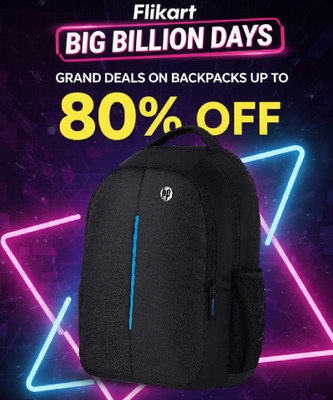 HP For Office/School/College 22 L Laptop Backpack(Black)