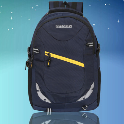 Integrity BlueFlex – 2 Main Compartments, 2 Quick Access Pockets, Unisex Daily Use 35.5 L Laptop Backpack(Blue)