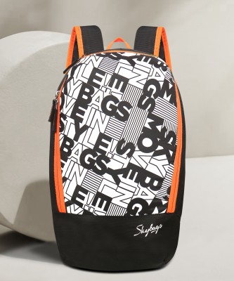 SKYBAGS FLIK O2 DAYPACK BLK WHITE 15 L Backpack(White)