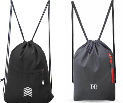 H-Hemes Stylish Beautiful Elegant Backpack for Men Women Boys Girls 12 L Backpack(Black, Black, Red)