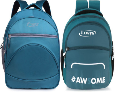 LEWYN Casual Bag Office Bag/School Bag/College Bag /Unisex travel Waterproof backpack 32 L Backpack(Green, Multicolor)
