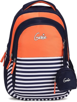Genie Nautical Plus Backpack for Girls, 17 inches, Cute, Colourful bags 27 L Laptop Backpack(Multicolor)