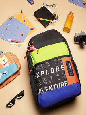 Uppercase Campus 03 School 34.592 L Backpack(Black)