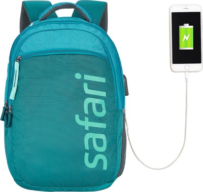 SAFARI SPREEUSB 19 CASUAL 30 L Medium Laptop Backpack(Green, Blue)