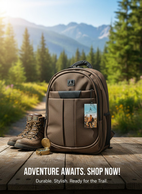 Deer Mountain DE-BP-BA-01-25 18 L Laptop Backpack(Black)