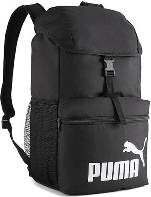 PUMA Unisex Phase Hooded– Casual Lightweight Bag for School, Office & Travel 21 L Backpack(Black)