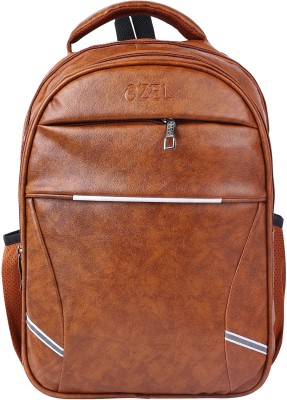 ozel bag Artificial Leather Unisex Backpack School/College/Travel Bag upto 15 inch Laptop 40 L Laptop Backpack(Tan)