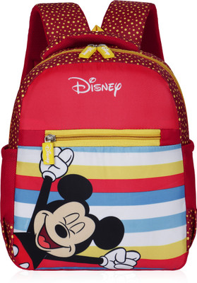 Priority 12 inch Truffle 001 Micky Mouse Printed Red 20 L Backpack(Red)