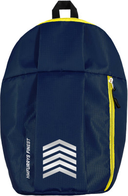 HMFURRYS FINEST Small Bag for Daily Use 1 Main Compartment Front Zip Pocket Mini 12 L Backpack(Blue)