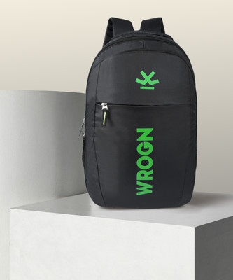 WROGN Medium 30 L Laptop Backpack Zoom Unisex Backpack Fits Upto 15.6 Inches/college Bag/school Bag/tuition Bag  (Black) For Rs. 315 @ 68 %