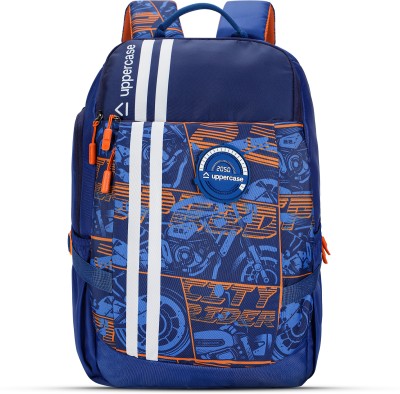 Uppercase Campus 01 School Backpack Blue 33.088 L Backpack(Blue)