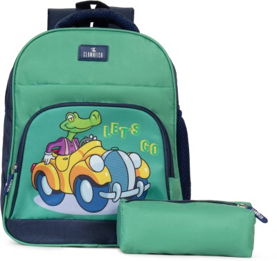 The CLOWNFISH Mini Explorer 12 L Backpack(Green)