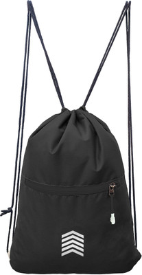 H-Hemes Dori Bag Small Bag Gym Bag Everyday Use With Front Zipper Pocket 12 L Backpack(Black)