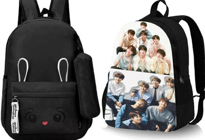 Shishtha A_BLK_- BN_-1_6 & DGTL-031_@@_1PC_abc 30 L Backpack(Black, Black)
