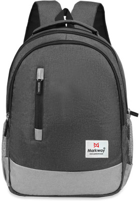 markway Campus Water Resistant School Bag/Casual Backpack 35 L Backpack(Grey)