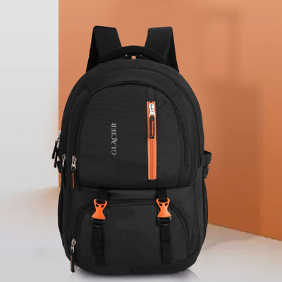 Glacier Casual Laptop Office College School Travel Daytrip Unisex Shoulder Backpack 35 L Laptop Backpack(Black)