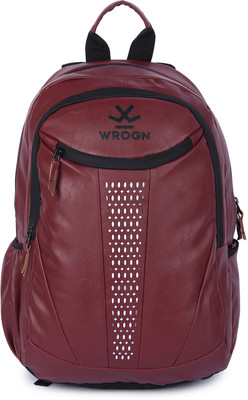 WROGN HARDROCK Unisex Backpack with Rain Cover 35 L Backpack(Maroon)