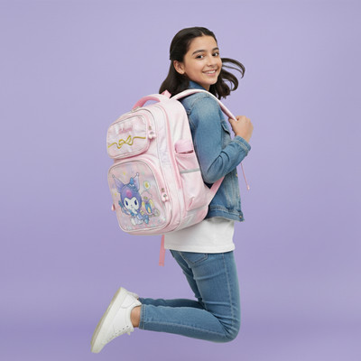Sageware 3D School Backpack for Kids, Durable and Lightweight Bag for Boys and Girls 20 L Backpack(Pink)