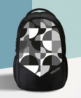 WROGN spacy unisex backpack fits upto 16 Inches/college bag/school bag 40 L Laptop Backpack(Black)
