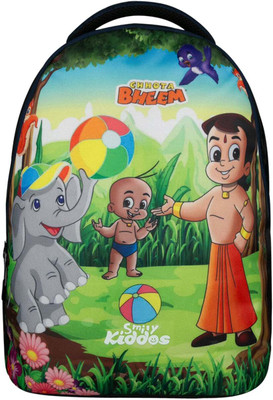 smily kiddos Licensed Chhota Bheem Junior Backpack 2 - N Blue & Black 20 L Backpack(Blue)