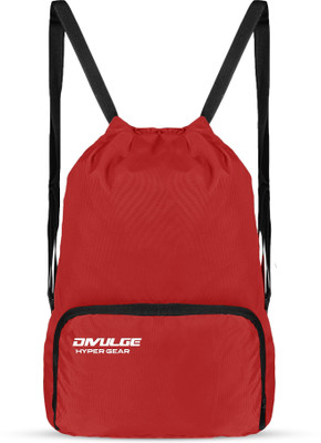 divulge Backpack Meteor Drawstring Bag PUNCH Daypack, Drawstring bag, Sport Bag 19 L Backpack(Red)