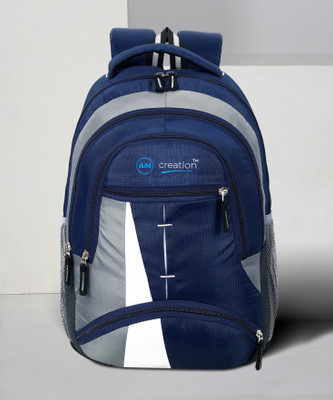 AM Creation T/Navy Blue 30 L Laptop Backpack(Multicolor)