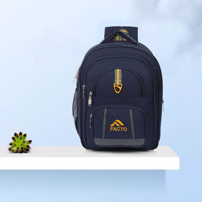 facto Backpack Large High quality Class 5th to 10th Waterproof School Bag 70 L Backpack(Blue)