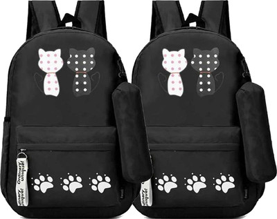 Zenvault Trendy Casual College Backpacks, Designer School/College/Picnic Bag 12 L Backpack(Black)
