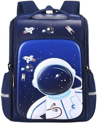 MILONI USA Astronaut Backpack for Kids Girls Stylish Durable Shoulder School 16 L Backpack(Blue)