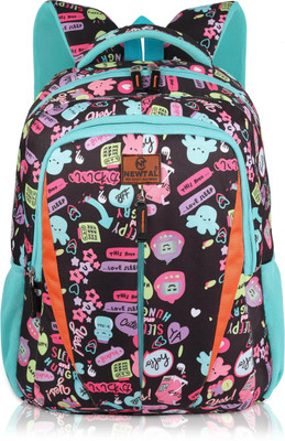 newtal College Backpack with Fun Doodle Print and Spacious Compartments 35 L Backpack(Blue)
