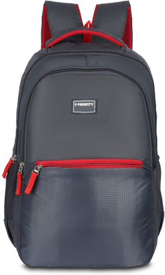 Priority 19 Inch Universal 003 Solid College Grey 29 L Backpack(Grey)