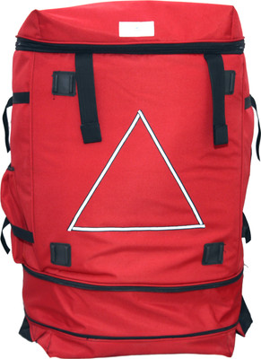 Ultrafine Red Logistics/Courier/Grocery Delivery Bag Waterproof With Rain Cover 116 L Backpack(Red)