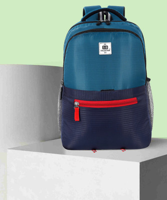 SBCOLLECTION Stylish 5 Zipper Compartment for Eventually Use Splash and Dust Proof 27 L Backpack(Green)