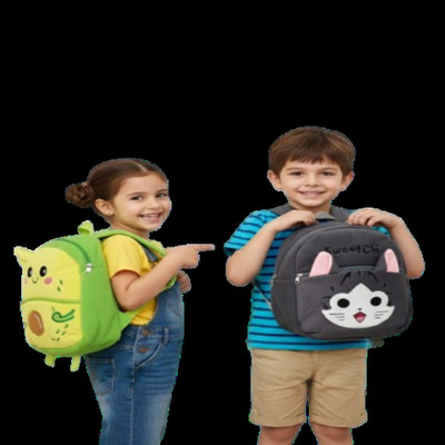 MAHAMMAD ENTERPRISE Cute Cartoon School Bags for Kids | Value Combo Pack of 2 10 L Backpack(Yellow)
