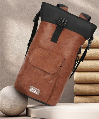 HRX by Hrithik Roshan Everyday Utility Rolltop Bag for Office/School/College/BusinessE-30L 30 L Backpack(Tan)