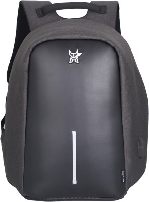 Arctic Fox Anti-Theft Dark Grey 23 L Laptop Backpack(Grey)