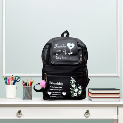 LR WOMEN_BACKPACK_STYLISH 5 L Backpack(Black)