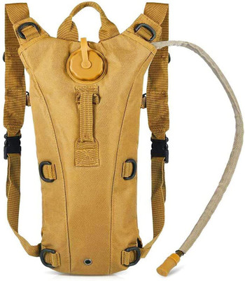 Linist Tactical Hydration Pack Backpack – 3L Leakproof Water Bladder Backpack 3 L Backpack(Black)