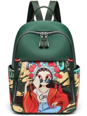 JAISOM Medium 20 L women Trendy Backpack Korenan Style bag for Girls ( Green ) 20 L Backpack(Green)