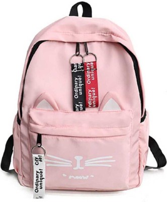 TEZONE MEOW PINK-ASK_15 12 L Backpack(Pink)