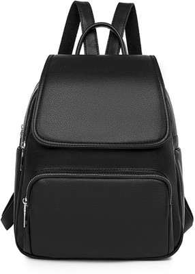 GAUSULWARA FANCY OFFICE BACKPACK FOR WOMEN AND GIRLS COLLEGE BAG 10 L Backpack(Black)