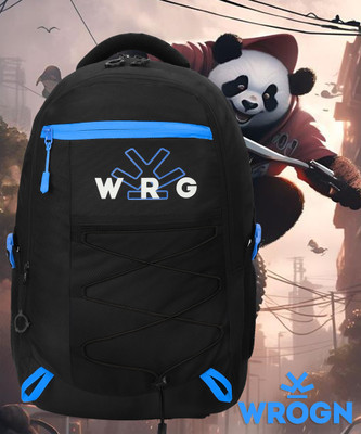 WROGN waterproof with three compartments spacious unisex fits upto 17 inch 45 L Backpack(Orange)