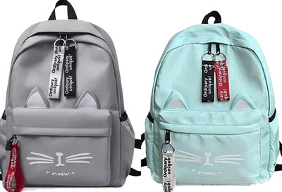 khatushyam collection A_CT-GRY@@_1 & CT_GRN_@_1_abc 30 L Backpack(Grey, Green)