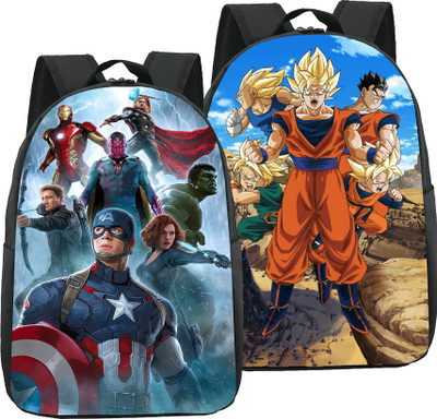 khatushyam collection CAPTAN+ GOKU5-COMBOb 30 L Laptop Backpack(Black)
