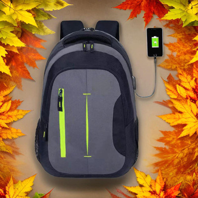 HouseOfCommon backpack bag laptop bag school backpag(18.4*14) 37.1 L Laptop Backpack(Black)